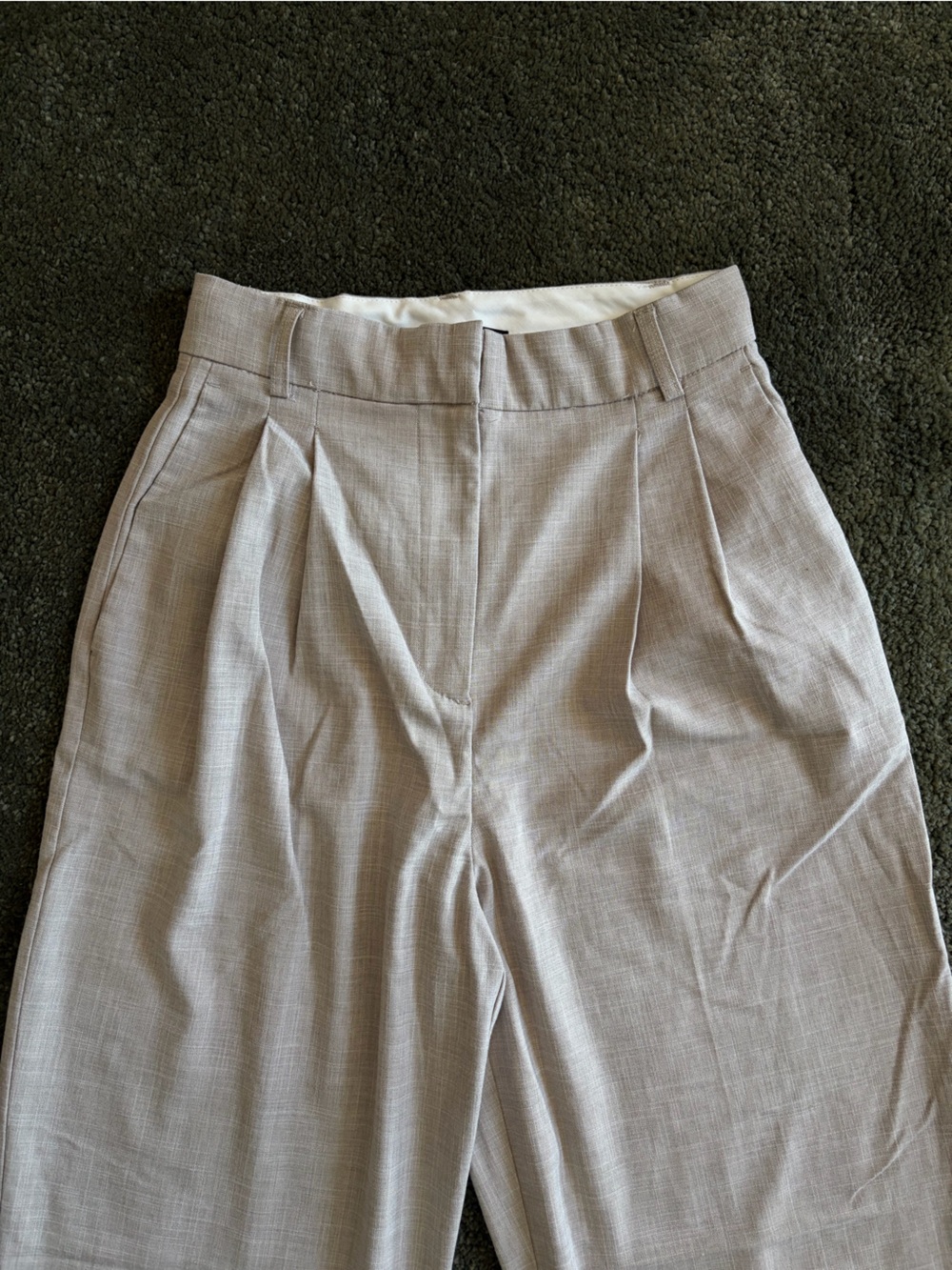 Dynamite Beige and Black Waistband Trousers